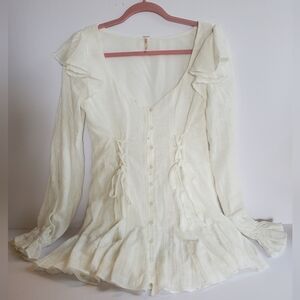 Free People XS white dress